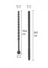Ribbed Penis Dilator Set 2 pcs